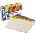 Oxford Guide, Card 5X8 A-Z, Ast Pk OXF05827